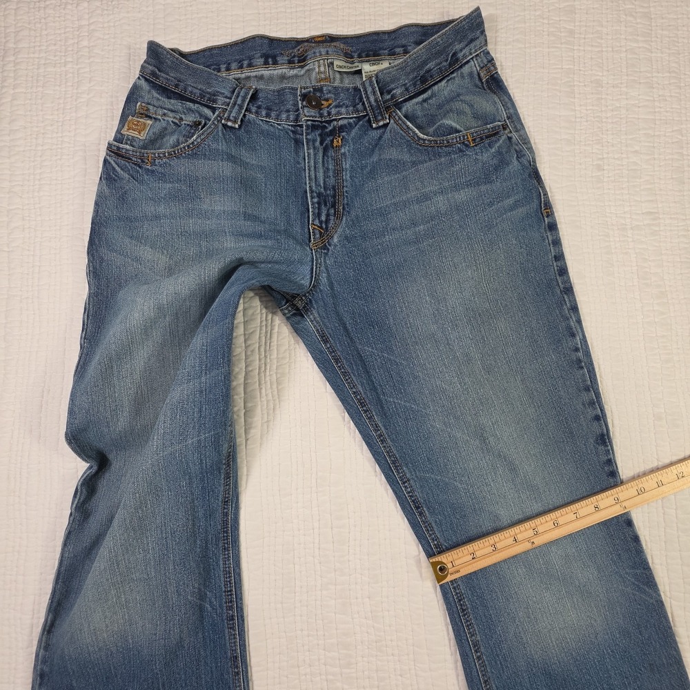 Cinch Carter Jeans Men's 34x32 Medium Wash Bootcut Heavyweight Denim Cowboy Work - Picture 11 of 13
